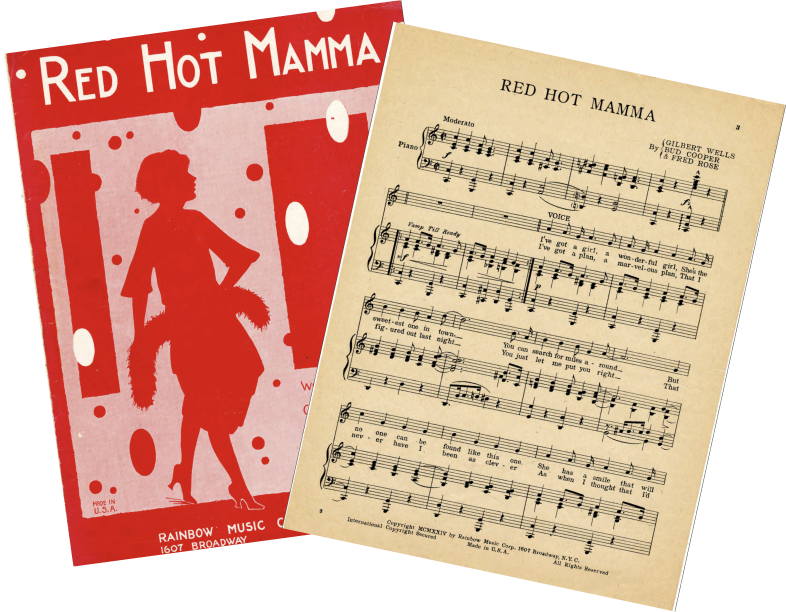 Sheet Music for 'Red Hot Mamma'